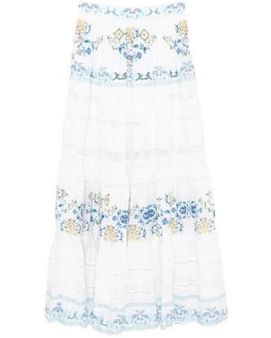 CAMILLA My Homespun Heart Maxi Skirt - White