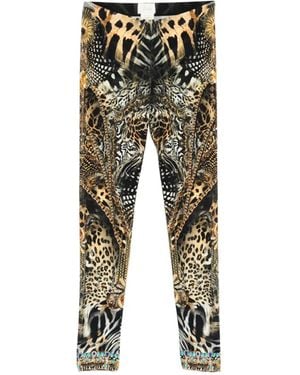 CAMILLA Feline Folklore Leggings - Black
