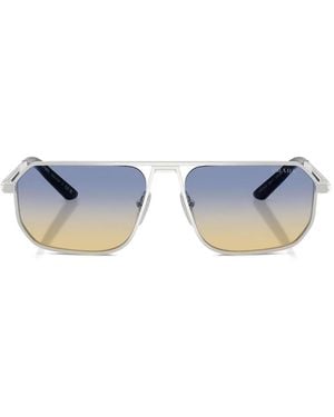 Prada Lunettes De Soleil À Monture Pilote - Bleu