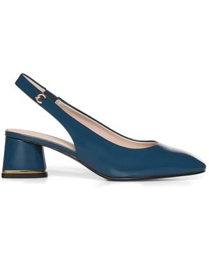 Coccinelle C-Everyday Heeled Court Shoes - Blue
