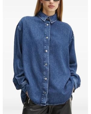 Won Hundred Denim Button-Fastening Shirt - Blue