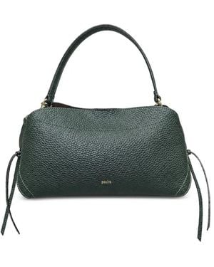 Poche Paris Grainy-Leather Tote Bag - Green