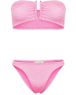 Paramidonna Bikini Frida Effetto Stropicciato - Rosa