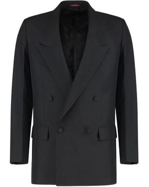 Gucci Double-Breasted Blazer - Black