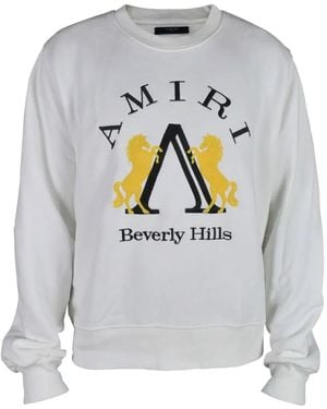 Amiri Logo-Embroidered Sweatshirt - Gray