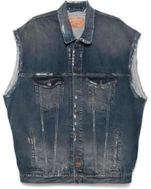 Balenciaga Denim Gilet - Blue
