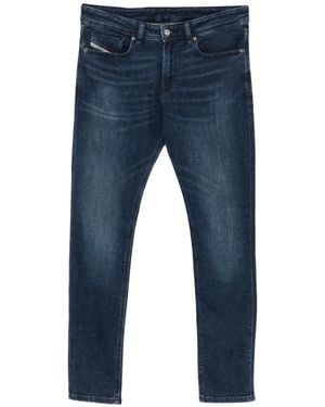 DIESEL 1979 Sleenker Logo-Patch Jeans - Blue