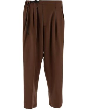 Seven Gauge Broek Met Wijde Pijpen - Bruin