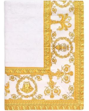 Versace Strandtuch mit barockem Rand - Mettallic