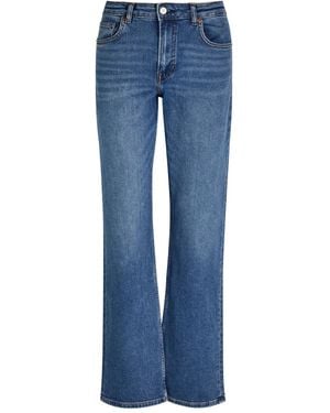Reformation Vaqueros Rectos Elton - Azul