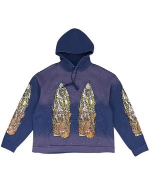 Who Decides War Long-Sleeve Hoodie - Blue