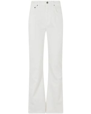 Citizens of Humanity Logo-Patch Jeans - White