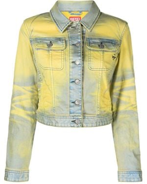 DIESEL De-slimmy-s Trucker Jacket - Yellow