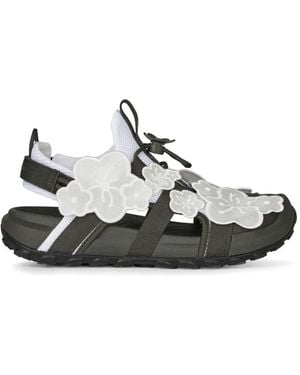 Cecilie Bahnsen X The North Face Flower-Appliqué Strap Sandals - White