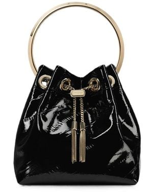 Jimmy Choo Bon Bon Bucket Bag - Black