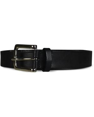 Givenchy Cinturón Cuero Con Hebilla De Estrella - Blanco