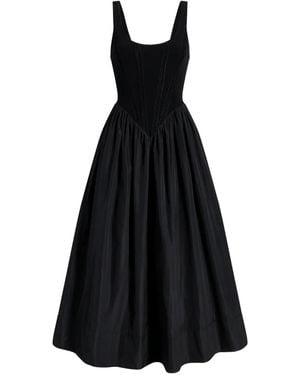 Cinq À Sept Crochet Martay Dress - Black