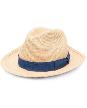Borsalino Federico Rafia Hat - Blue