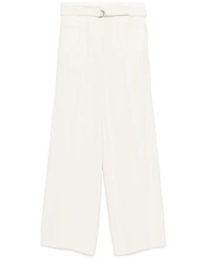 Liviana Conti Straight-Leg Trousers - White