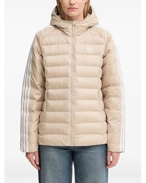 adidas Adicolor Hooded Jacket - Natural