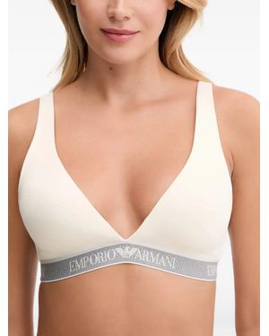 ARMANI EXCHANGE Triangel-Bh Mit Logo-Streifen - Natur