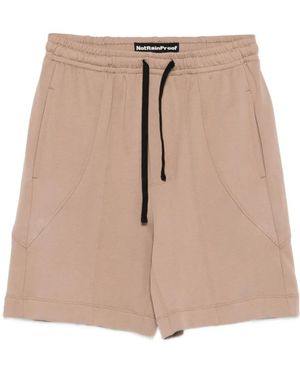 Notrainproof Panelled Drawstring-Waist Shorts - Natural