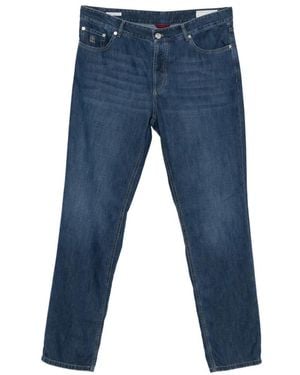 Brunello Cucinelli Denim Trousers - Blue