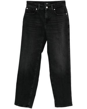 7 For All Mankind Five-Pocket Jeans - Black