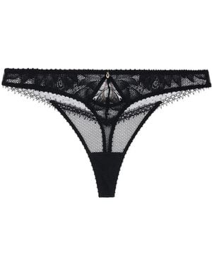 Aubade String Flawless Love En Dentelle - Black