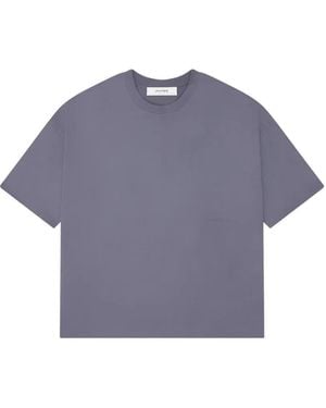 About Blank Boxy-Fit T-Shirt - Blue