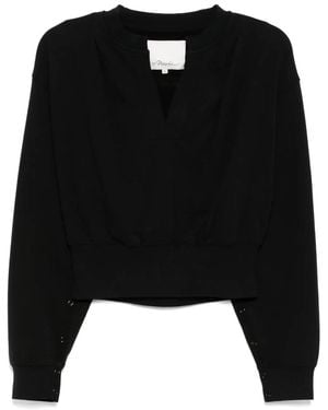 3.1 Phillip Lim Cropped Sweatshirt - Black