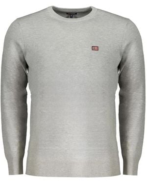 Norway 1963 Logo-Patch Crew-Neck Jumper - Grey