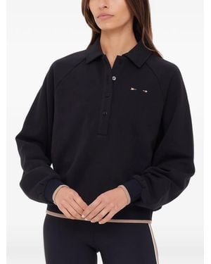 The Upside Elle Button-Up Polo Shirt - Blue
