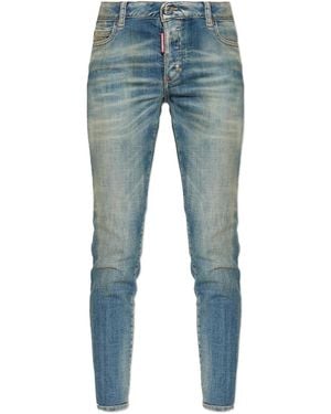 DSquared² Jeans Con Effetto Schiarito - Blu