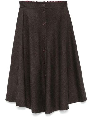 ..,merci A-Line Midi Skirt - Black