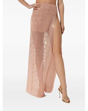 Santa Brands Slit Maxi Skirt - Pink