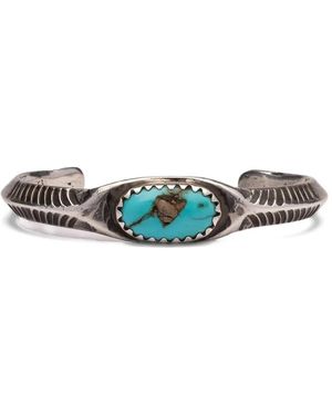 Fortela Pulsera Con Turquesa - Metálico