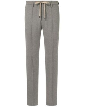 BOGGI Roberto Drawstring Jersey Trousers - Grey