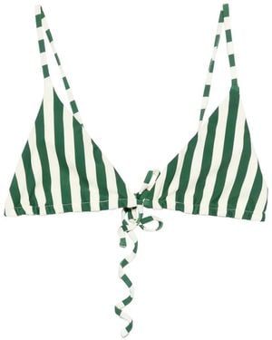 Simon Miller Haut De Bikini Bwai À Rayures - Green