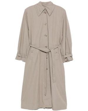 Magda Butrym Cappotto Con Cintura - Neutro