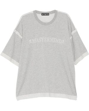 MASTERMIND WORLD Logo-Print T-Shirt - Grey