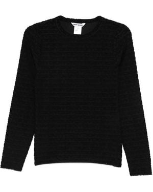 DKNY T-Shirt mit Jacquard-Logo - Schwarz