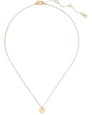 Kate Spade Heart Pendant - White