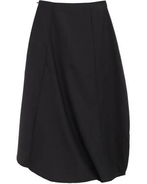 Paloma Wool Side Slit Balloon Mileto Skirt - Black