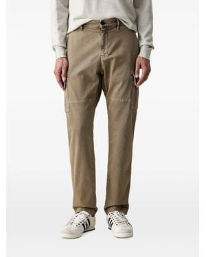 Aeronautica Militare Panelled Cargo Trousers - Natural