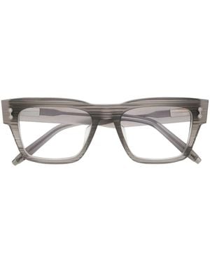 Akoni Columba Square-Frame Glasses - Brown