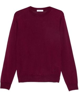 Manuel Ritz Pullover Mit Rundhalsausschnitt - Lila