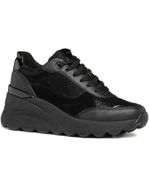 Geox Spherica High-Top-Sneakers - Schwarz