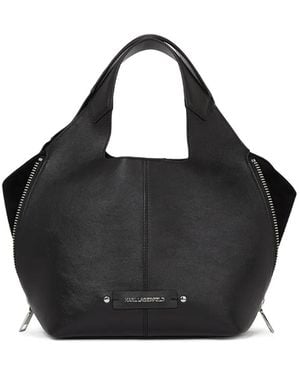 Karl Lagerfeld Borsa Tote K/Hardware Piccola - Nero