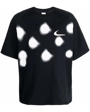 Nike x Off-White グラフィック Tシャツ NIKE X OFF-WHITE Graffiti-Print Detail T-Shirt in Natural